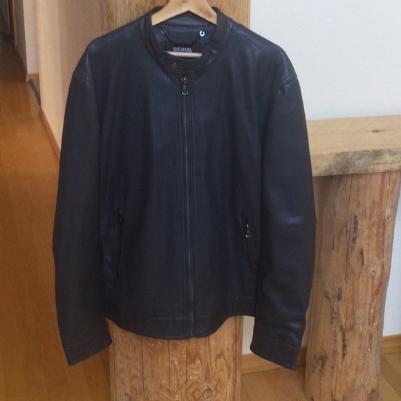 MICHAEL Michael Kors Other - NWOT MICHAEL KORS Men’s Gray Faux Leather Jacket